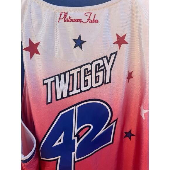 Vintage Harlem Globetrotters Jersey Men's 3X Large Twiggy Platinum Fubu XXXL - Picture 7 of 10